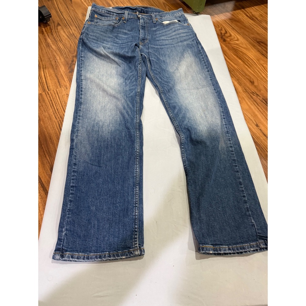 Relaxed Straight Mens Levis 559 Jeans 34x32 Blue Medium Wash Denim